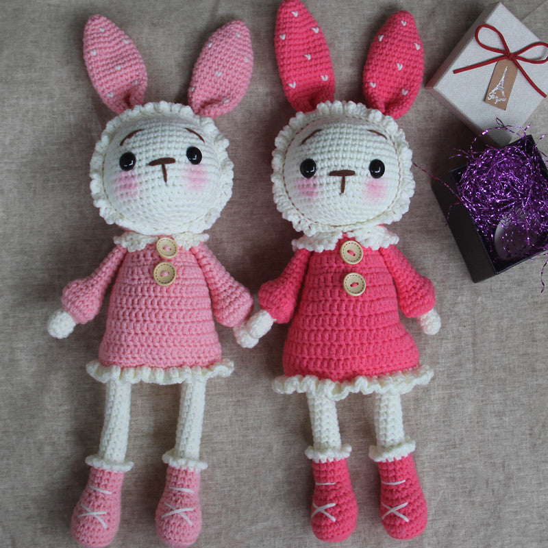 Fairy Rabbit Crochet Doll