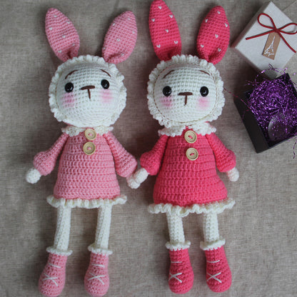 Fairy Rabbit Crochet Doll