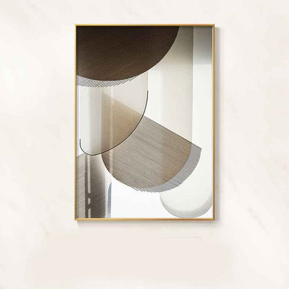 Simple Geometric Poster Canvas Painting
