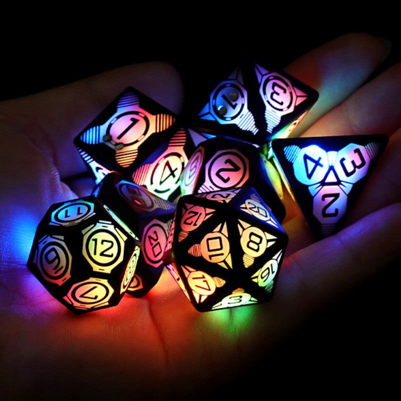 Rechargeable Glowing LED Dice