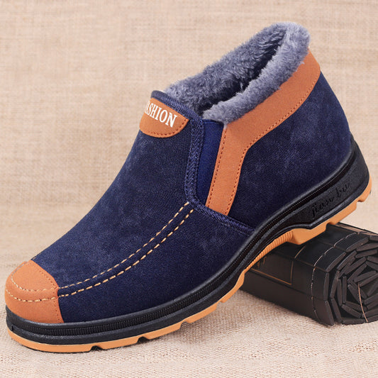 Men's Warm Velvet Ankle Boots