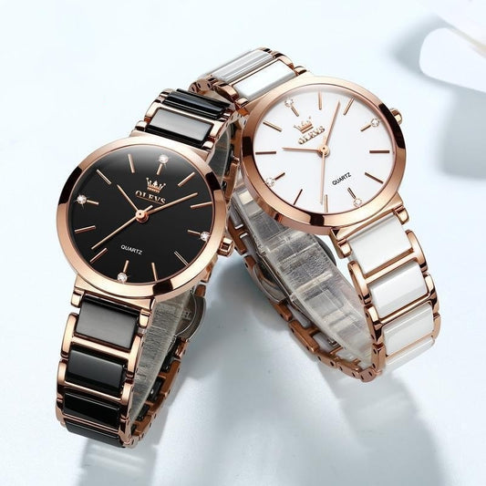 OLEVS Women's Fashionable Waterproof Original Quartz Watch